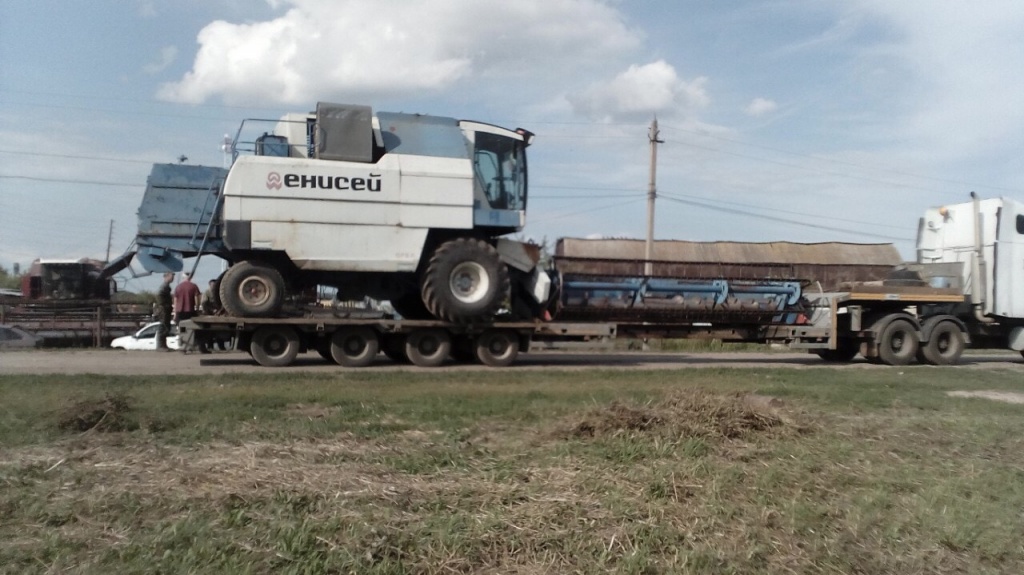 Перевозка сельскохозяйственной техники по России